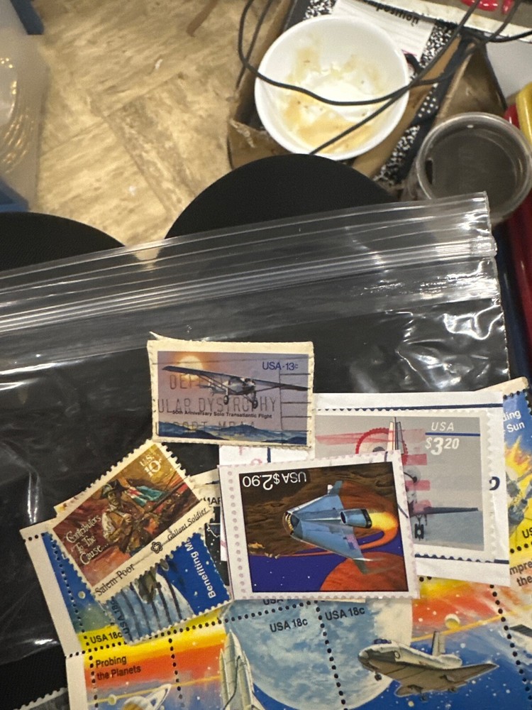old space stamps