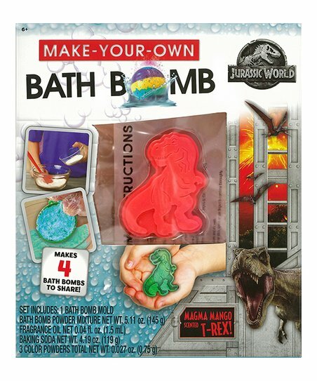 Jurassic World Make Your On Bath Boom - 4 Count