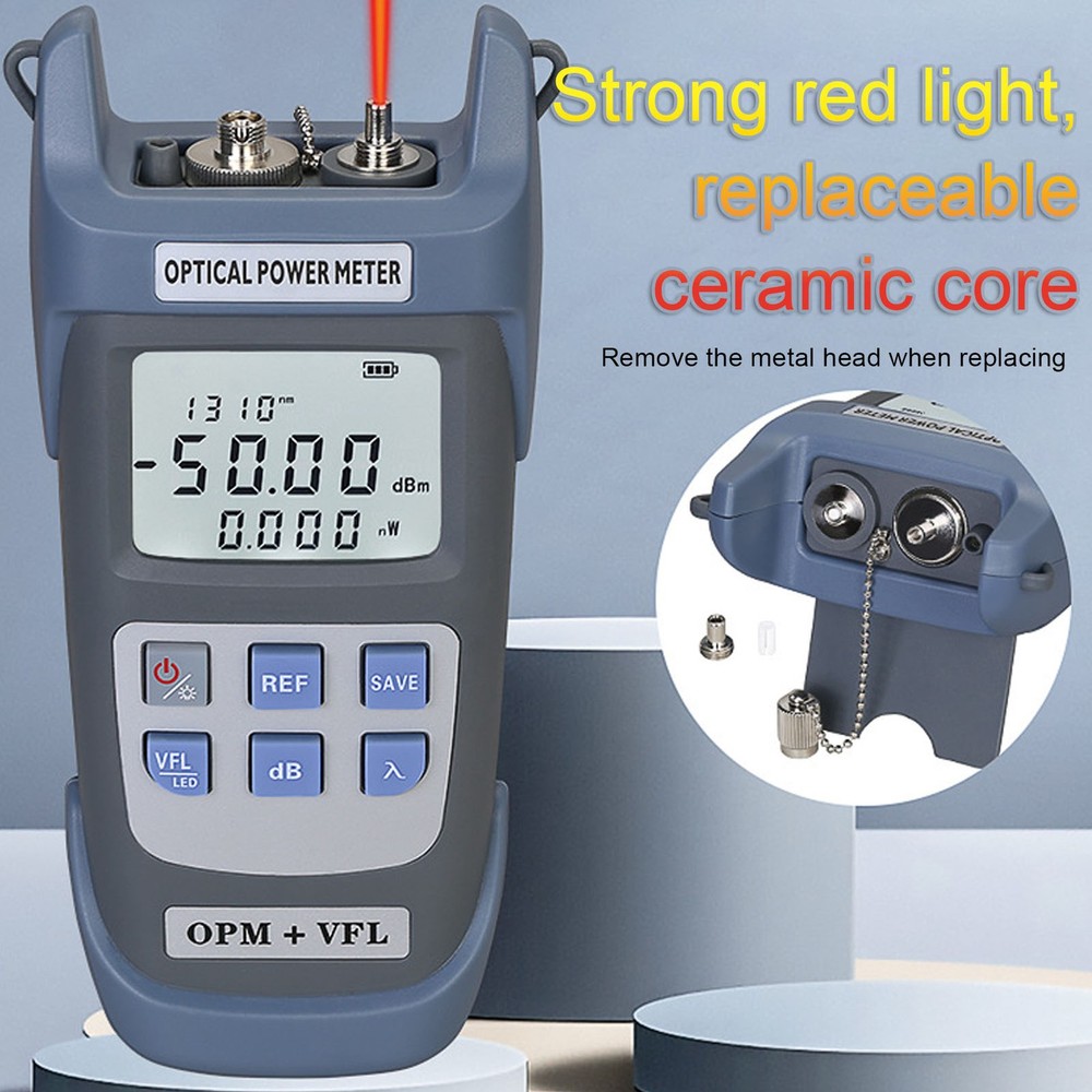Fiber Optic Power Meter Efficient Accurate Optical Power Tester For Communicatio