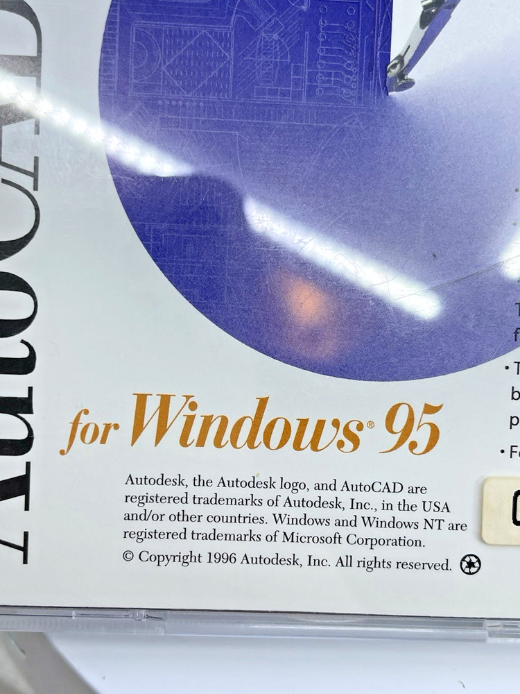 VTG AutoCadlt For Windows 95 Cd And Floppy Disk Bundle