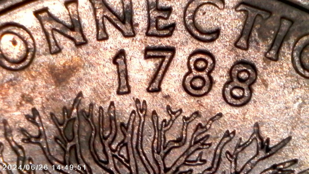 1999 D Connecticut State Quarter (DDR) ERROR COIN