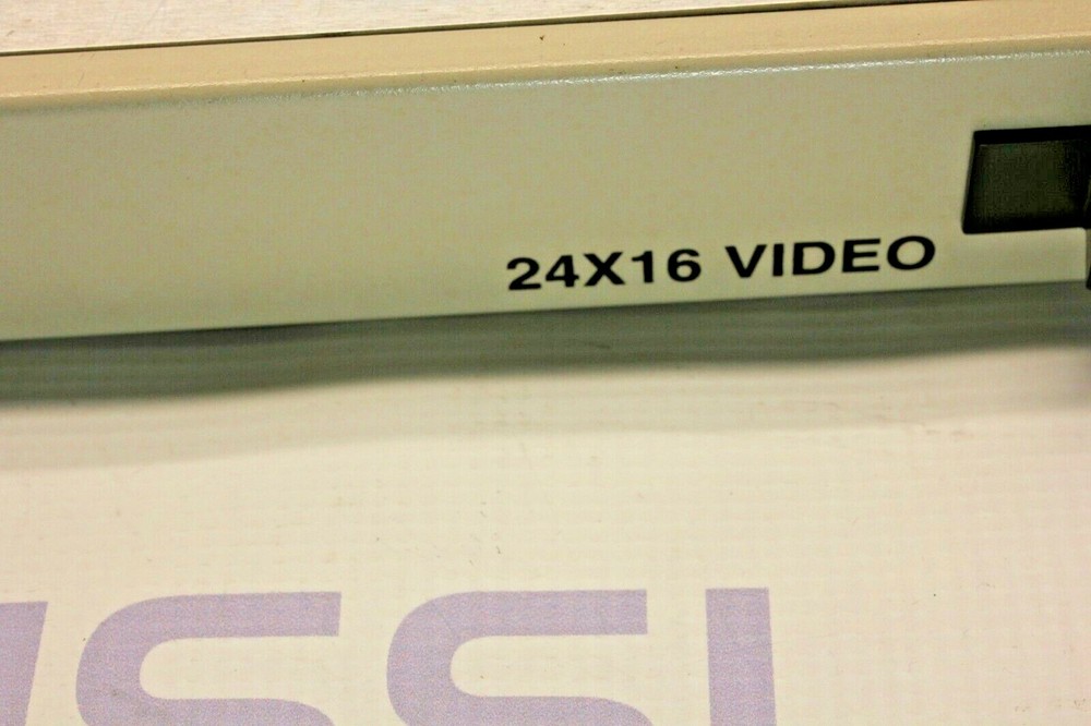 PESA 24X16 ANALOG VIDEO MATRIX SWITCHING SYSTEMS