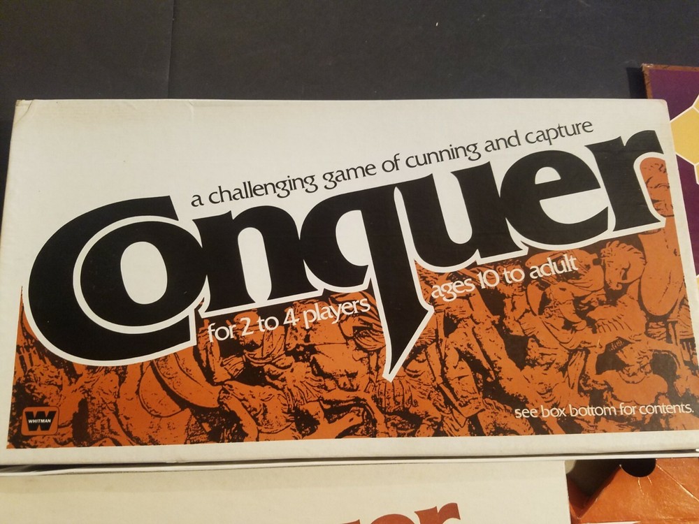 Whitman Conquer Board Game Vintage 1979 Strategy Western Publishing