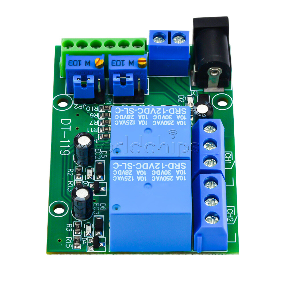 Unique DC 12V 2-Channel Voltage Comparator Precise LM393 Module