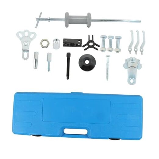 9-Way Slide Hammer Puller Kit - Auto Wrench Adapter for Axle Bearings,