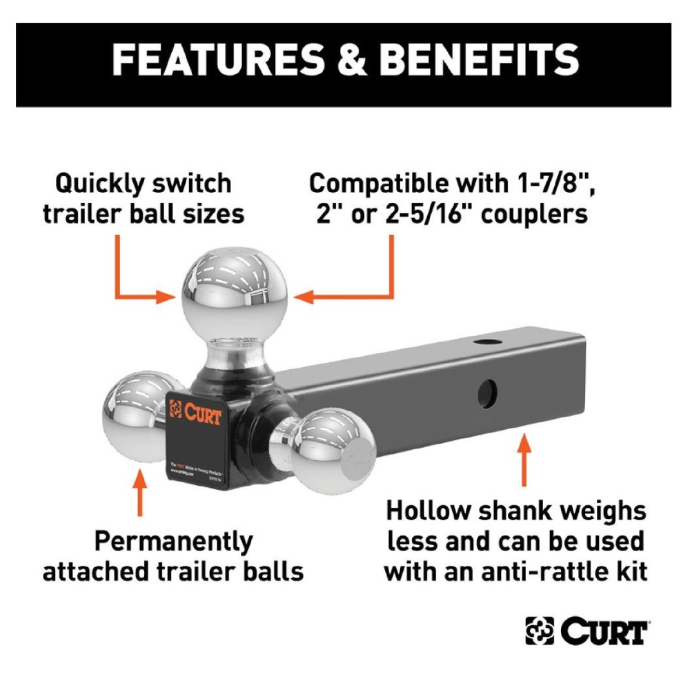 Curt 45002 Multi-Ball Mount