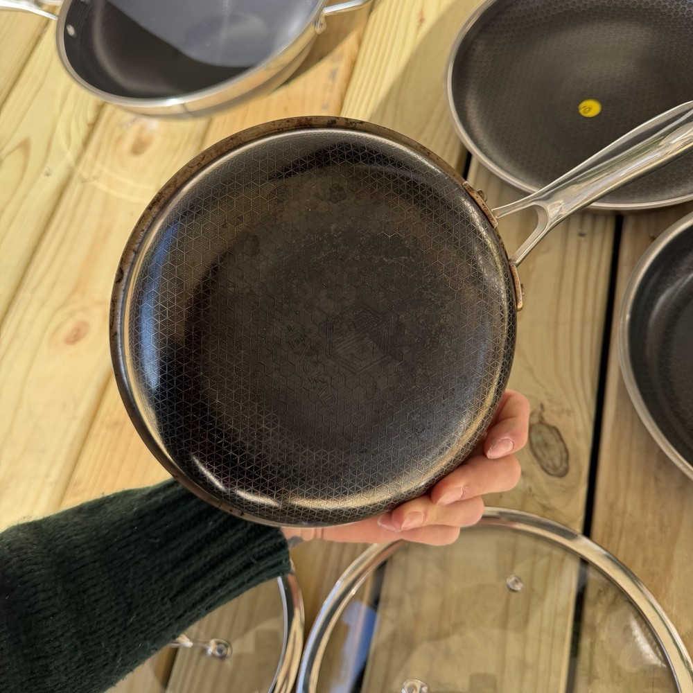 Hexclad Hybrid Cookware 6 Piece Set Preowned Great Condition