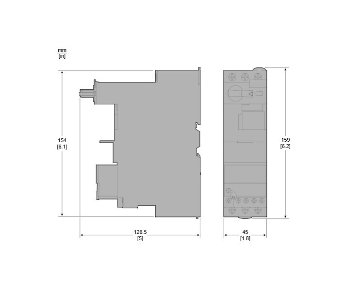 Schneider Electric LUB12 Non reversing power base TeSys Ultra 3P 1NO + 1NC 12A