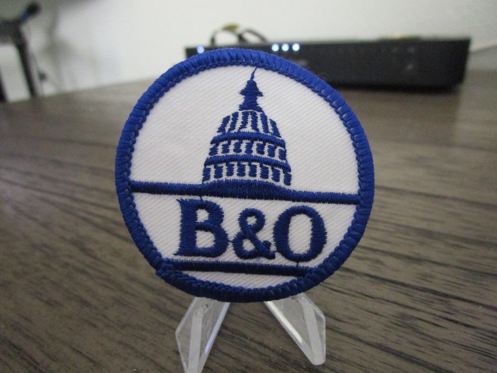 B & O Baltimore and Ohio Railroad Patch #624S