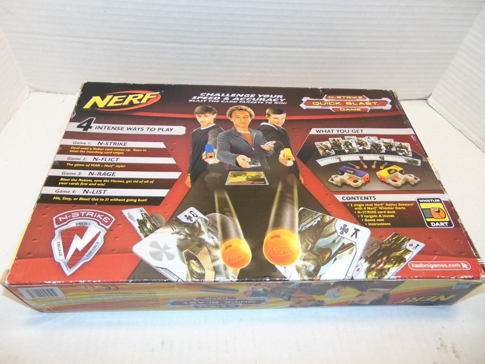 Nerf N-Strike Quick Blast Game Card Blasting Game