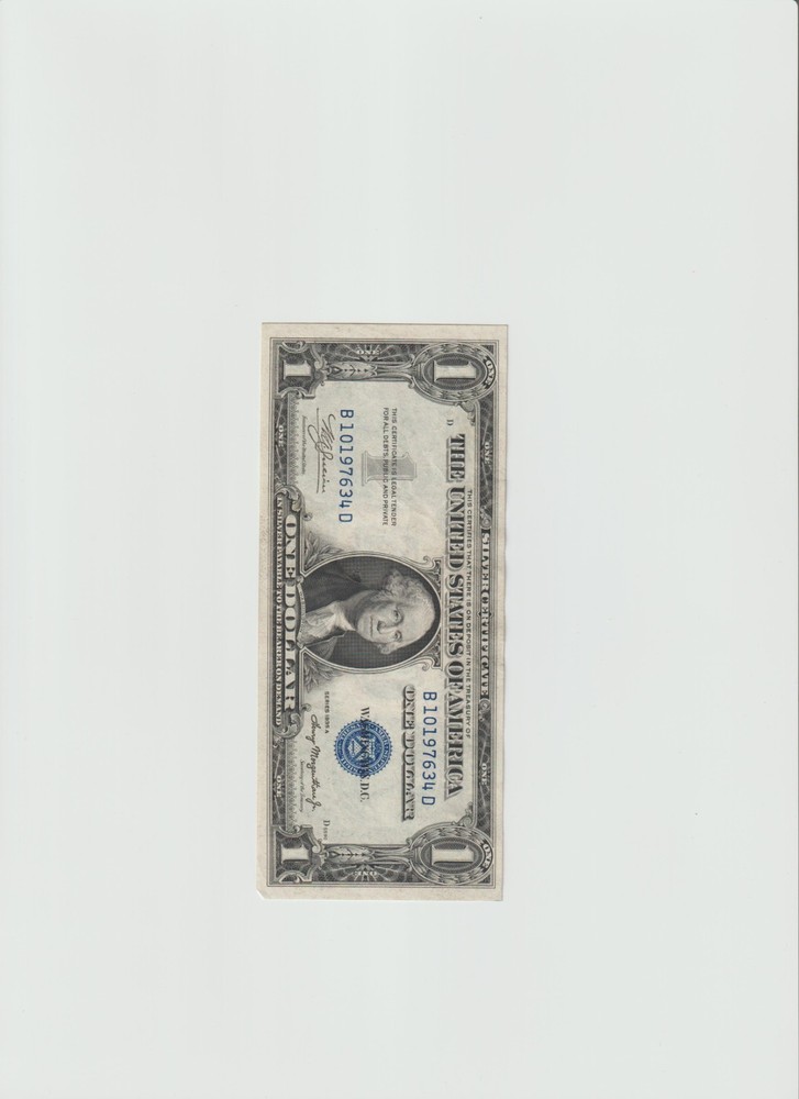 1935 Series-A Note-With no Moto about uncirculated
