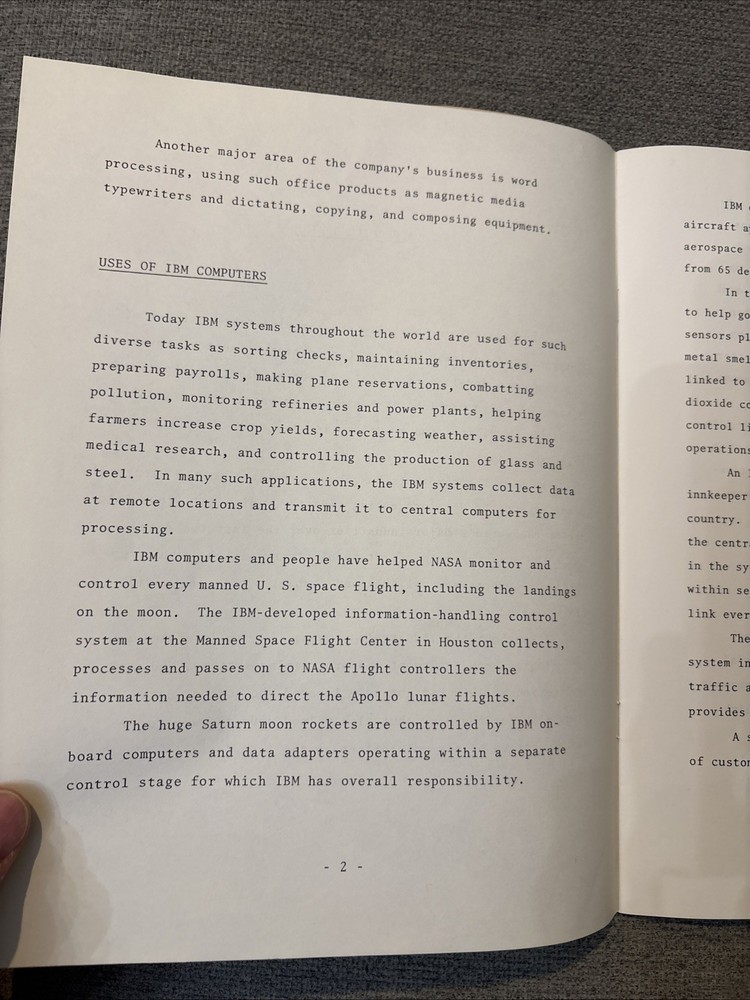 A Profile of IBM 1973
