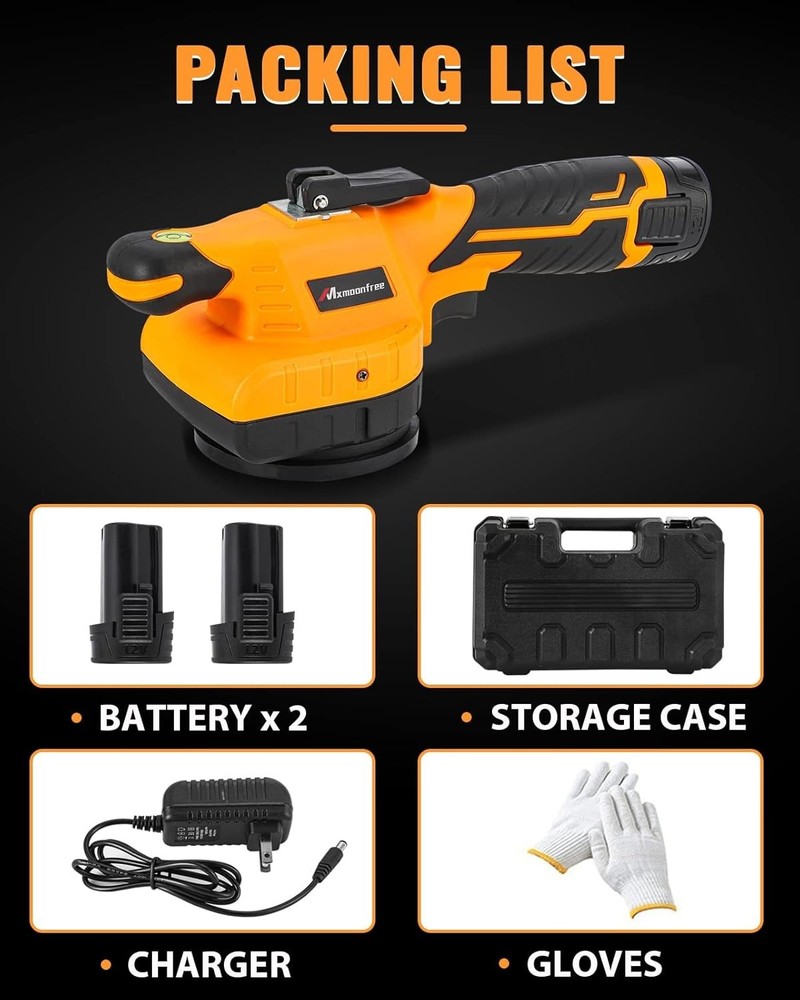 Pro Vibration Tile Tool Kit: Lightweight, Adjustable, & Portable