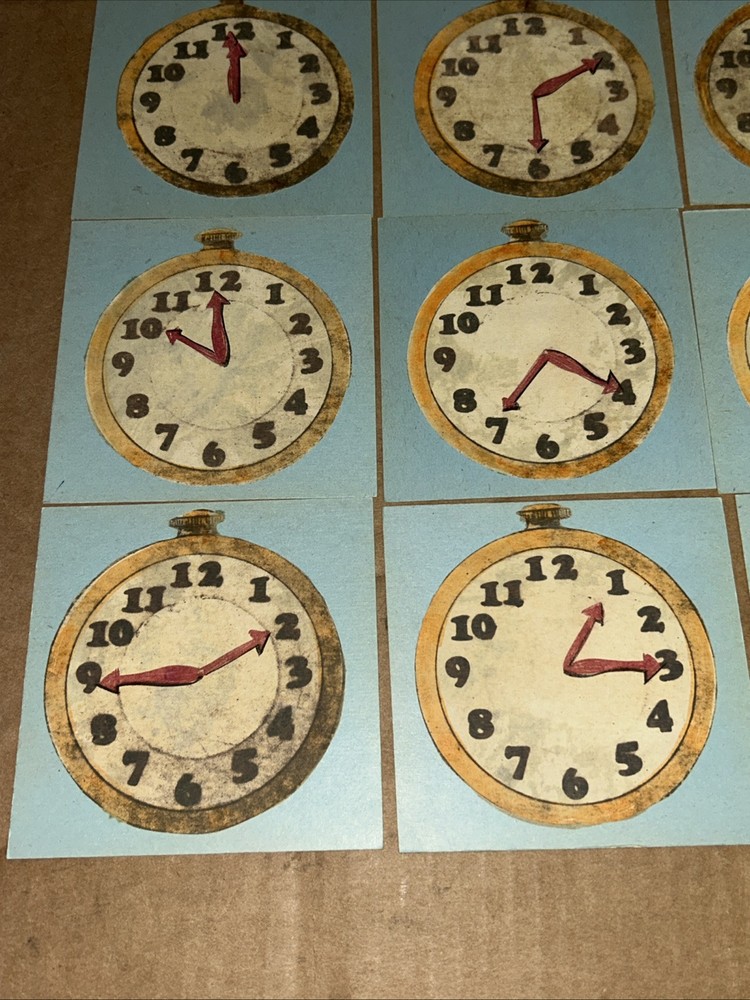Anjar Sample ‘Watch It!’ Prototype Kid’s Time Learning Game With Instructions
