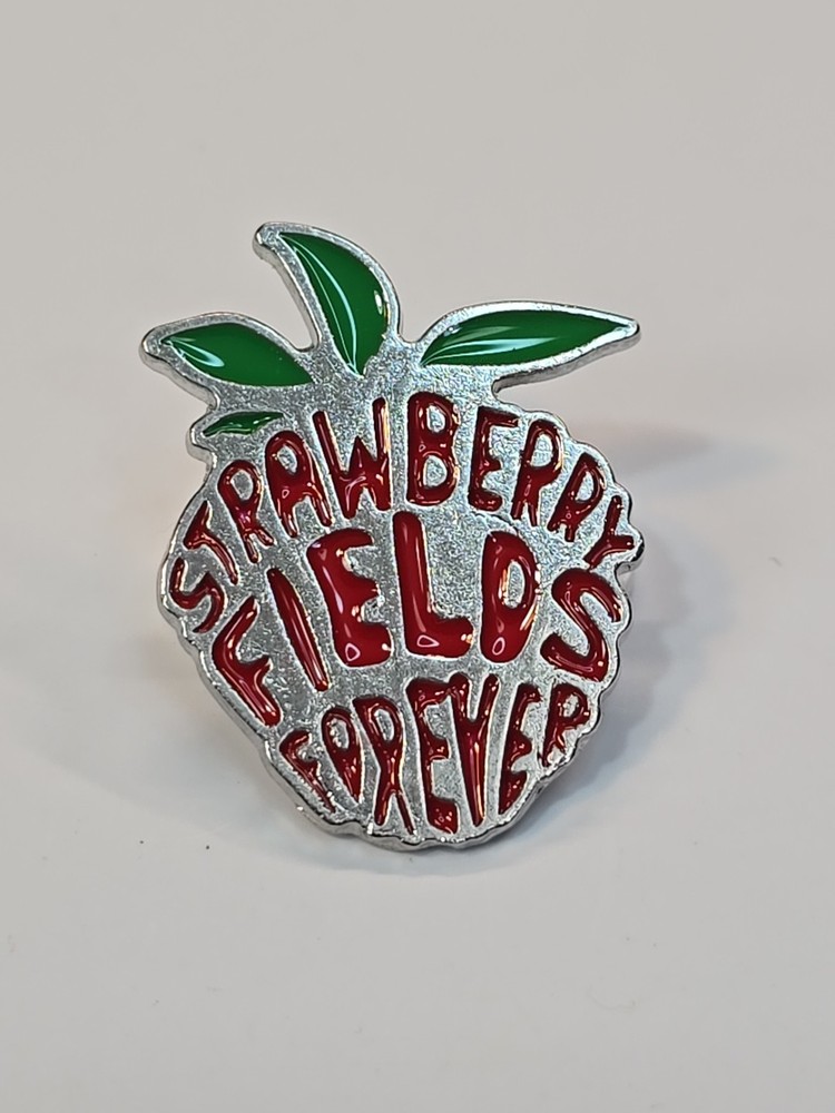 Strawberry Fields Forever Lapel Pin Beatles Song