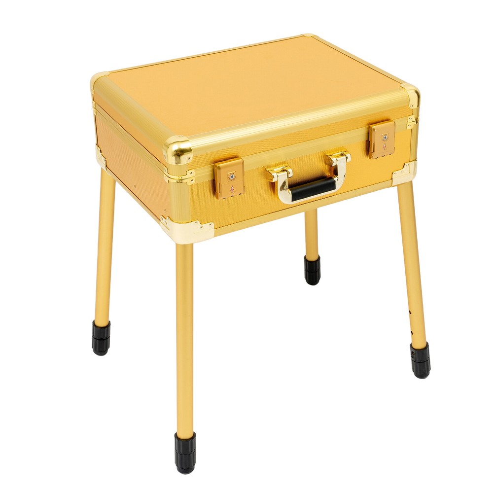 Barber Case Mobile Barber Station Professional Barber Toolbox Adjustable Height