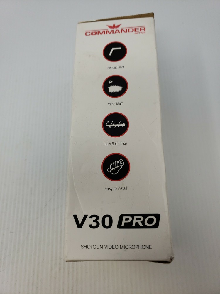 Commander Optics V30 Professional Directional Condenser Shotgun SEE DESCRIPTION