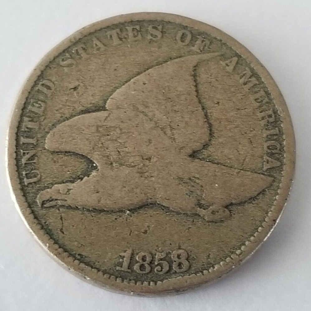 1858 1C Flying Eagle Small Cent - Philadelphia Mint