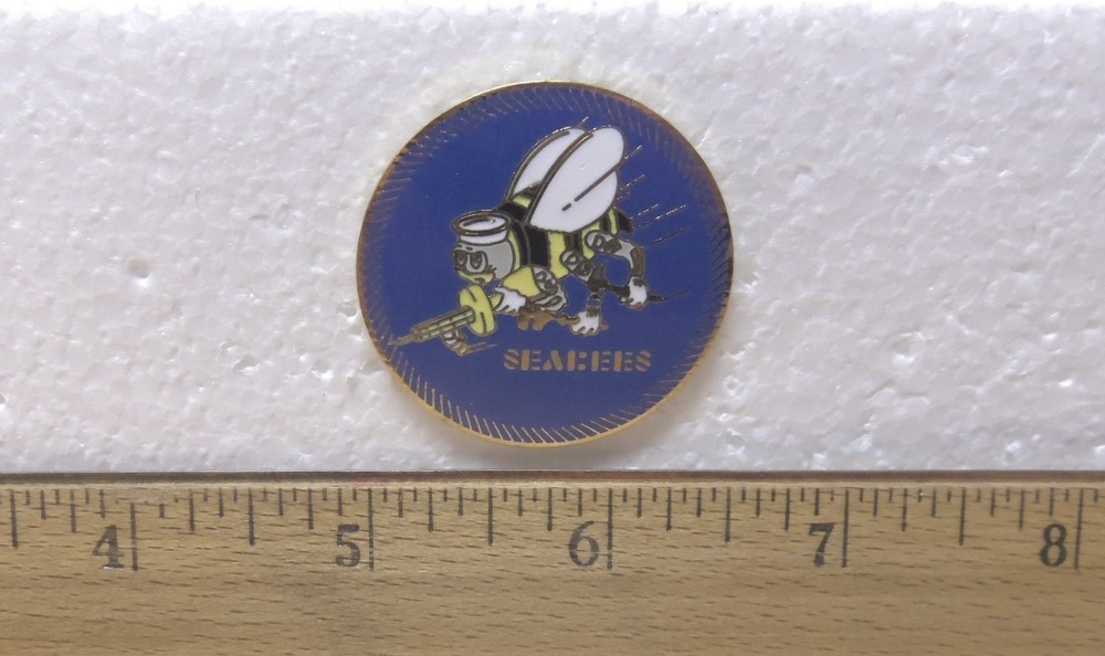 Large U. S. Navy Seabee's Pin