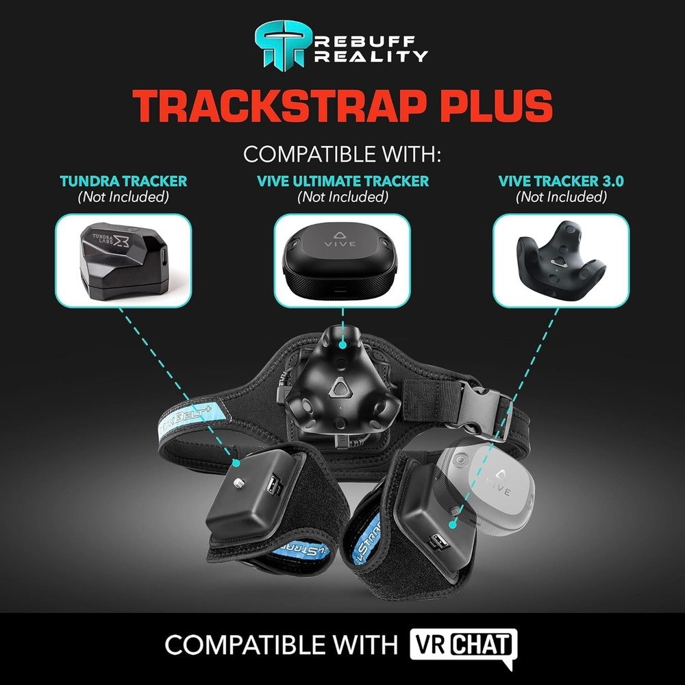 Trackstrap Plus Vive Ultimate Tracker Straps – Compatible for Vive Tracker 2....