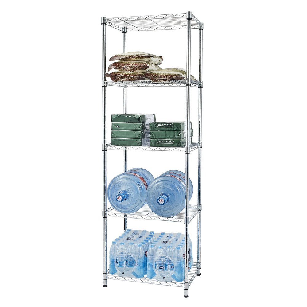 5-Tier Chrome Shelving Unit