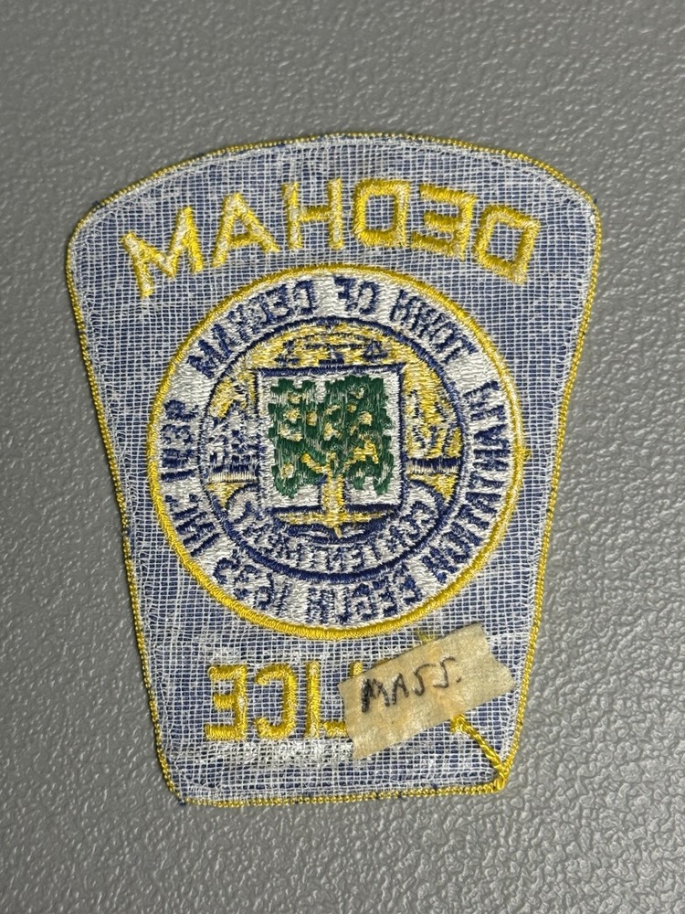 Dedham MA Police Patch