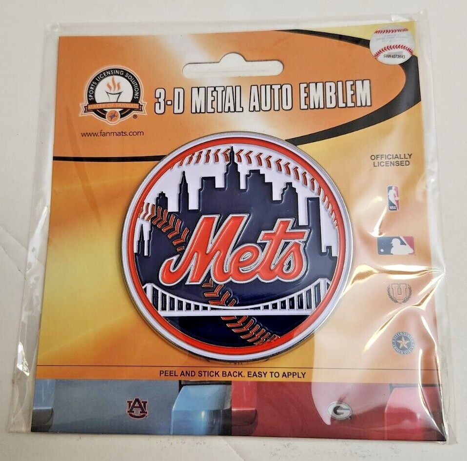 MLB 3-D Metal Auto Emblem