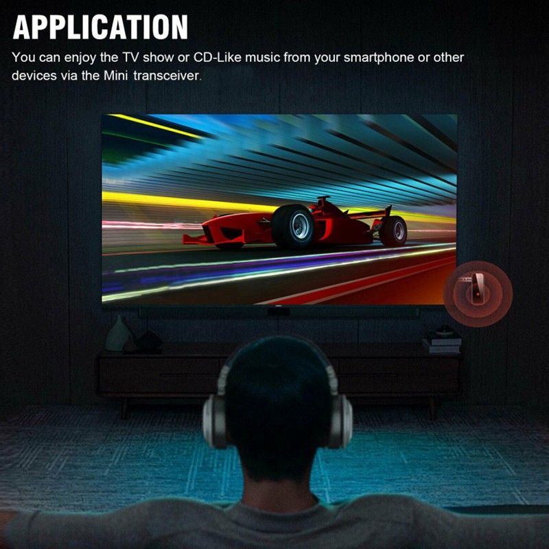 Car USB Wireless Bluetooth-Compatible5.0 Transmitter Receiver Audio Adapter