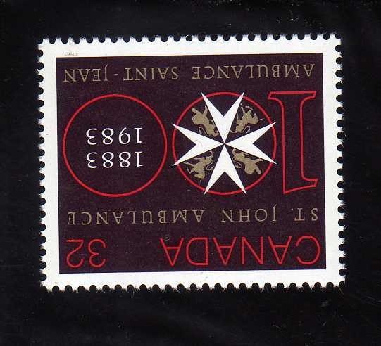 Canada 1983 - Scott# 980   St. John Ambulance Centenary