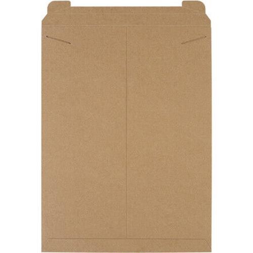 50 Kraft Flat Mailers 18x24 Tab Lock Rigid Envelopes for Posters & Documents