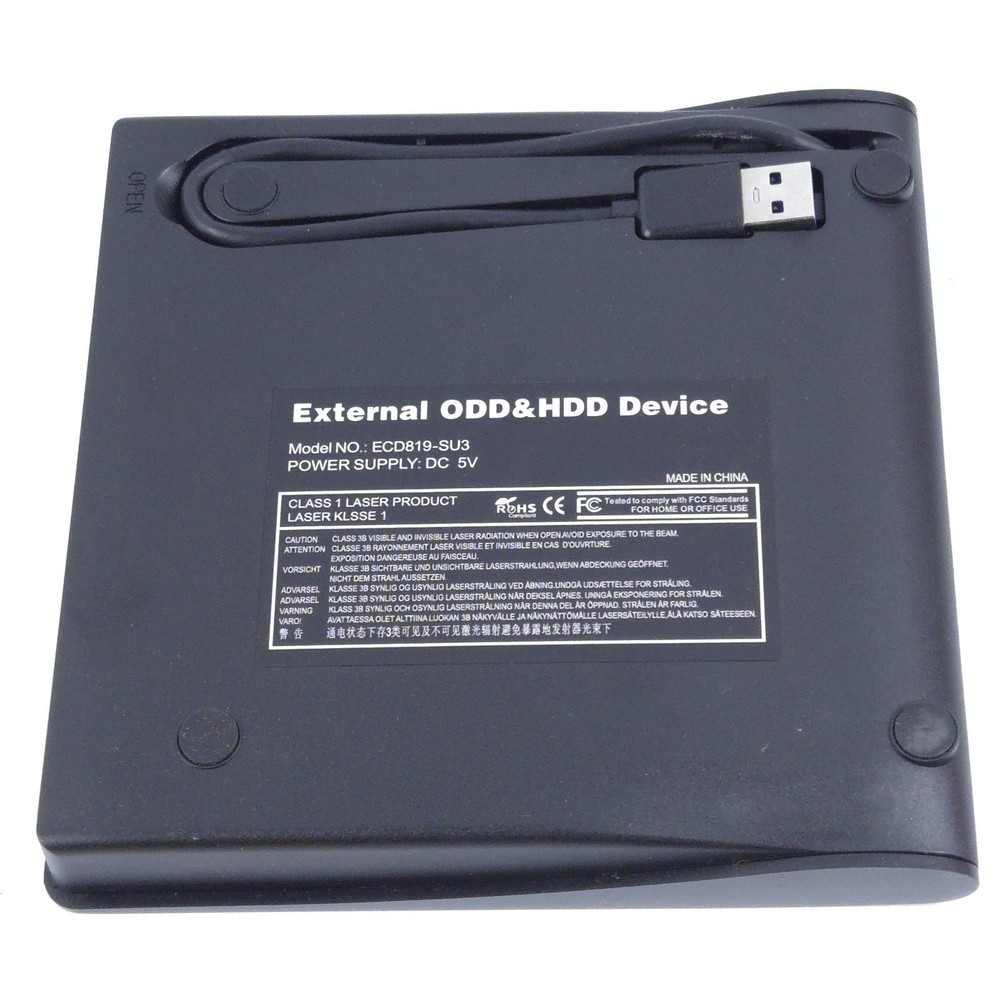 USB 3.0 Portable Pop Up Mobile External ODD & HDD Device Portable