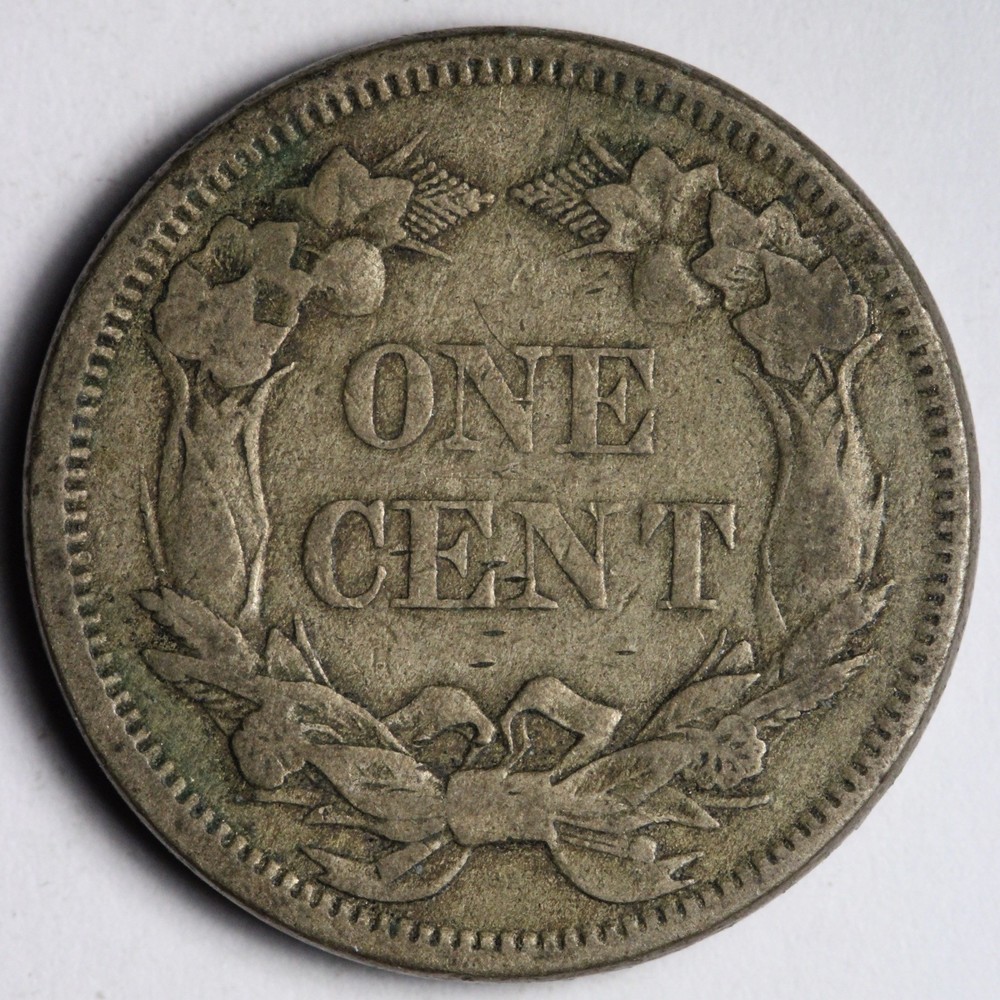 1858 SL Flying Eagle Cent Penny VF E101 KUEE