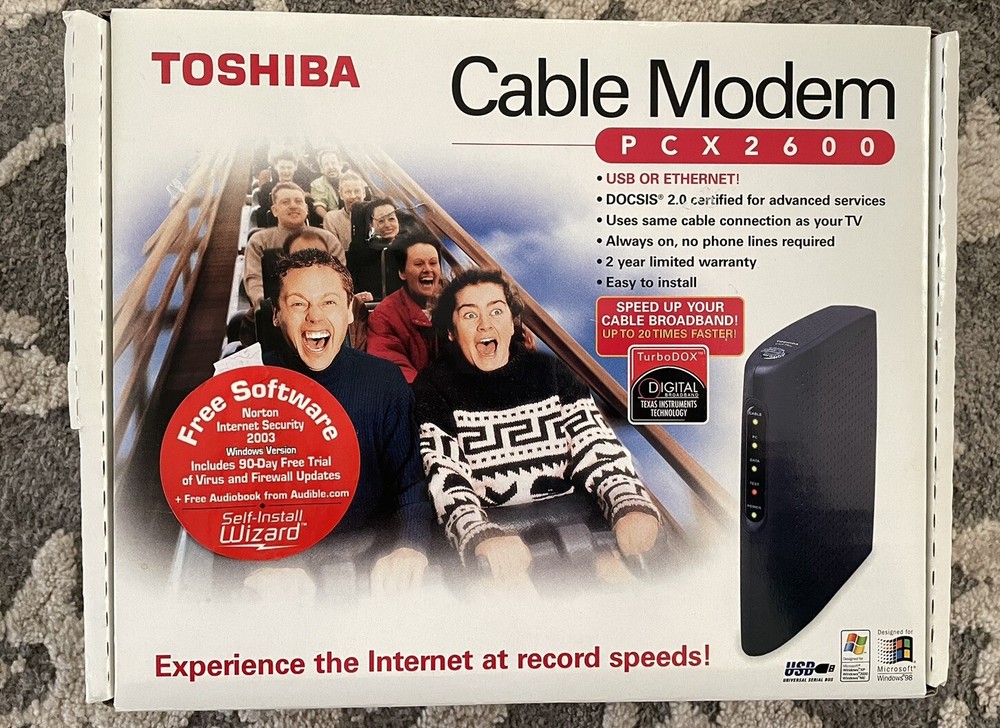 Toshiba PCX2600 docsis cable modem