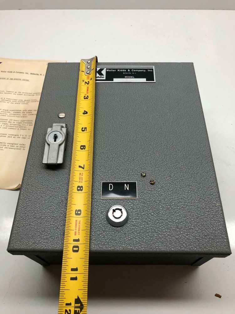 KIDDE ALARM PANEL BOX VINTAGE NIB
