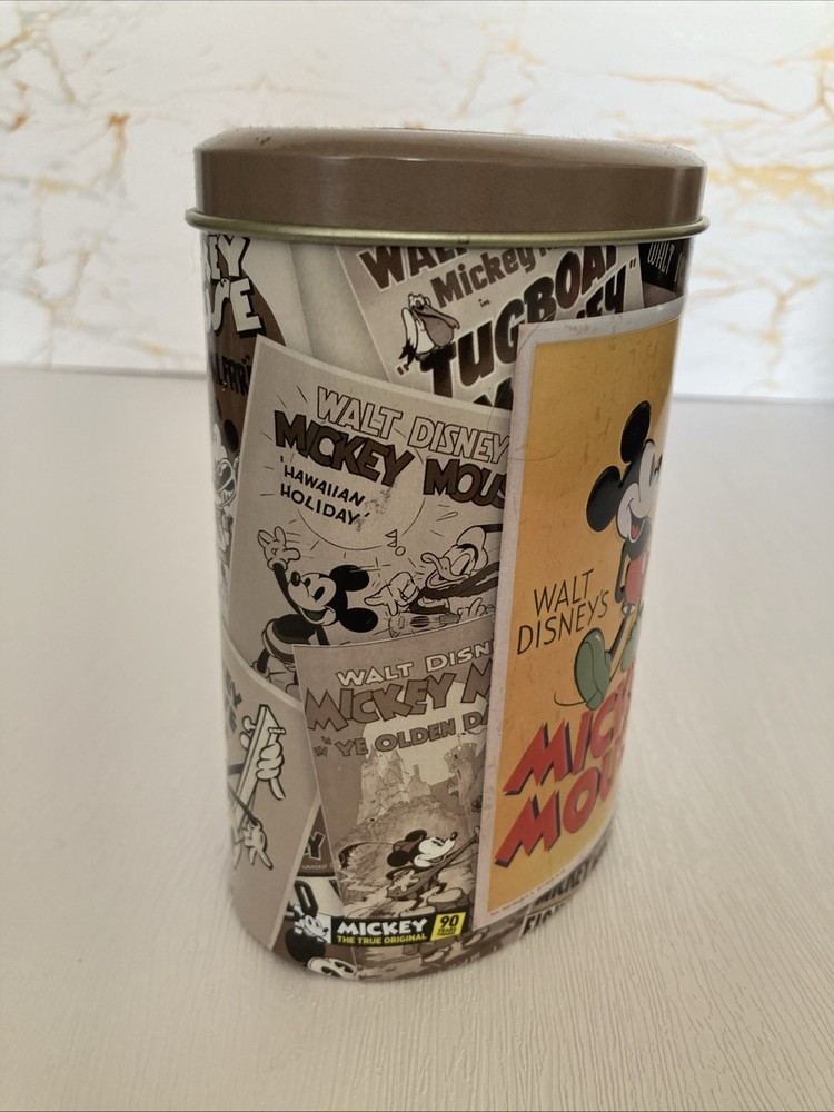 Zaini Oval Mickey Mouse Tin (Empty)