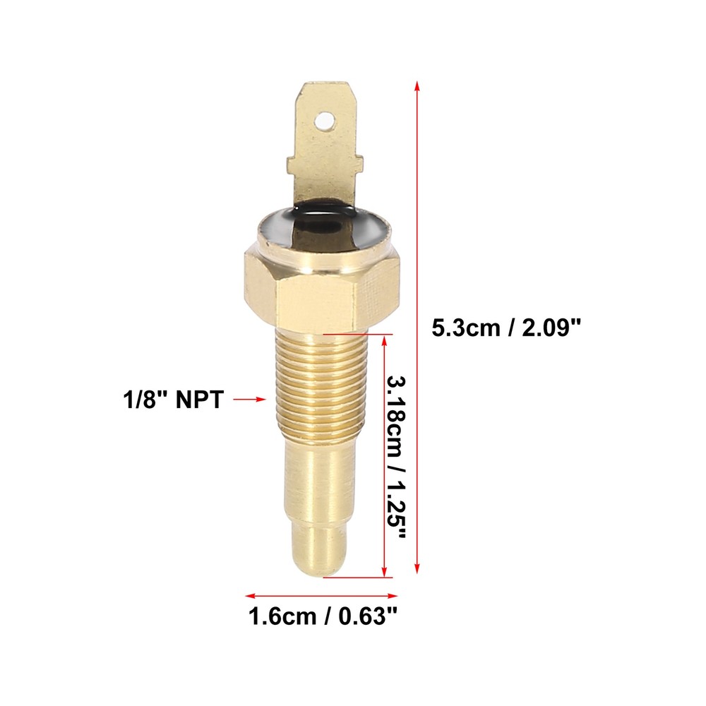 Universal Engine Temperature Sensor Switch 1/8" NPT 210 Degree on 195 Degree Off
