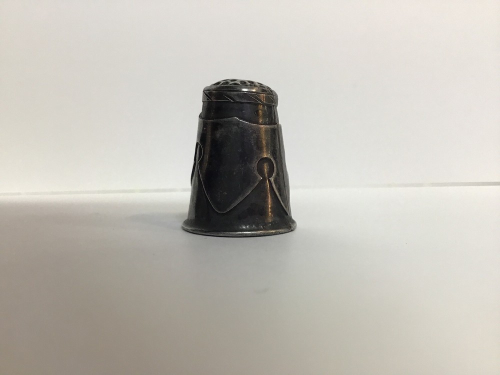 Vintage Old Navajo Sterling Silver Thimble