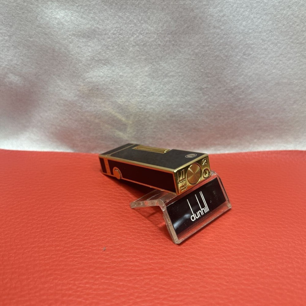 Overhauled Dunhill Rollagas lighter Black Gold d mark without box