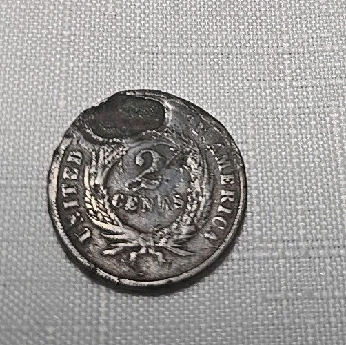 USA Two Cent Piece Coin Circulated -