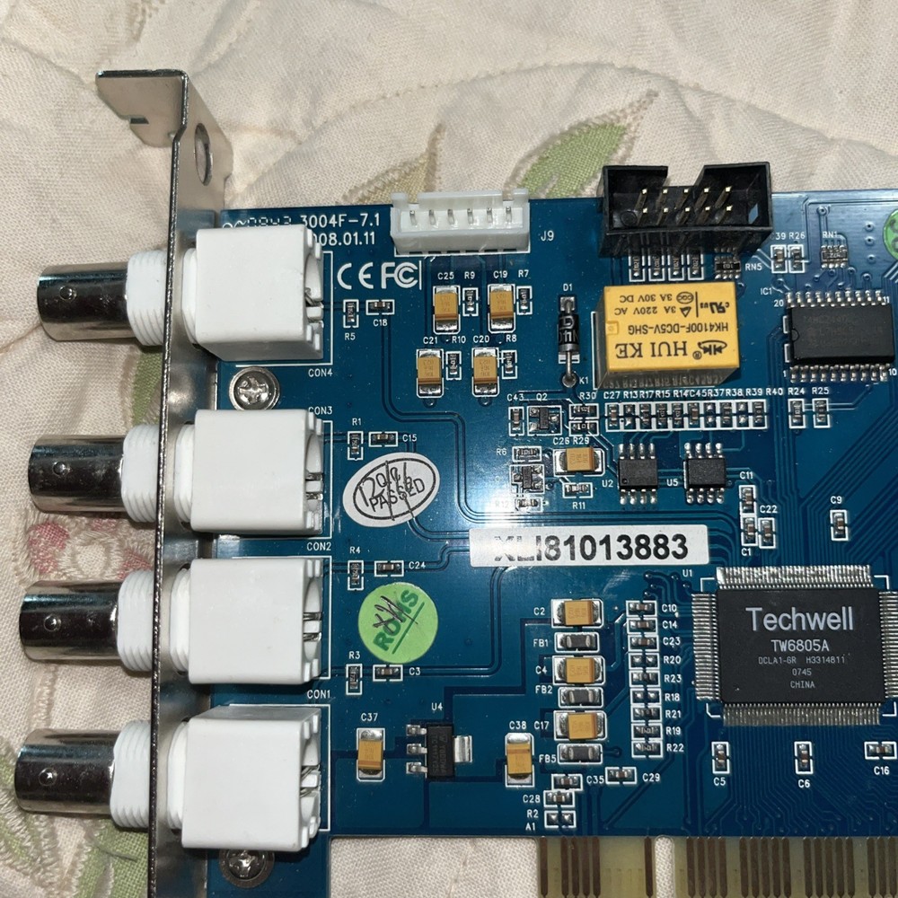Techwell PCbased 4- Channel Digital Video Recording VDR QSPDVR04 Model