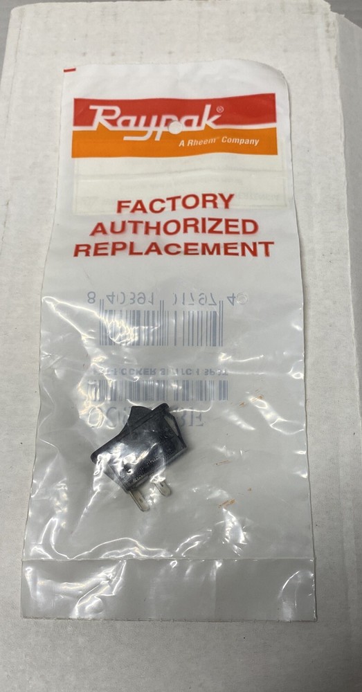 Raypak Rocker Switch 009493F Black New