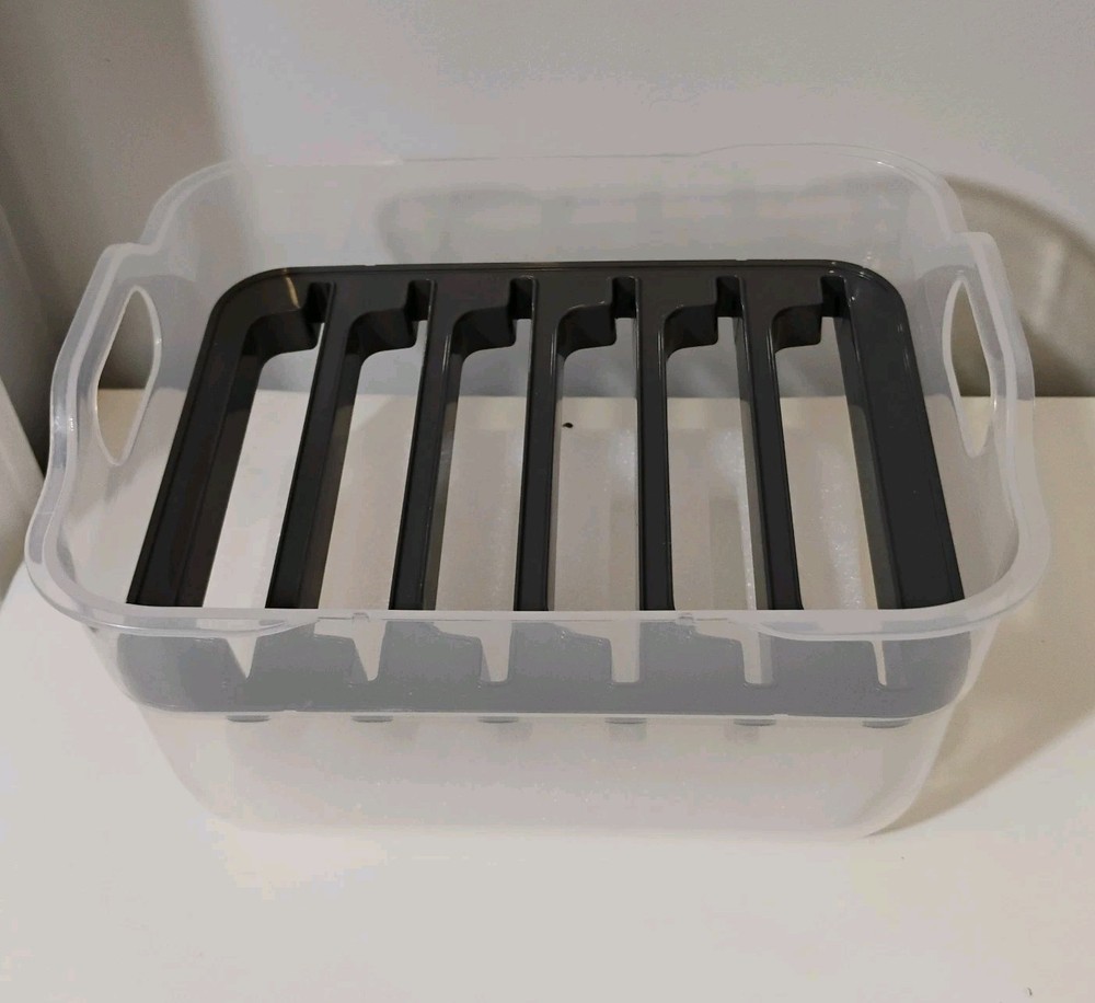 Dash Multi Mini Plate Storage Container Organizer Rack Waffle Maker