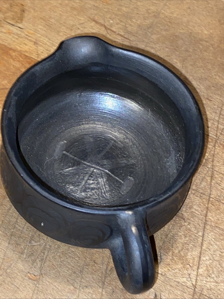 Vintage hand painted pottery Creamer