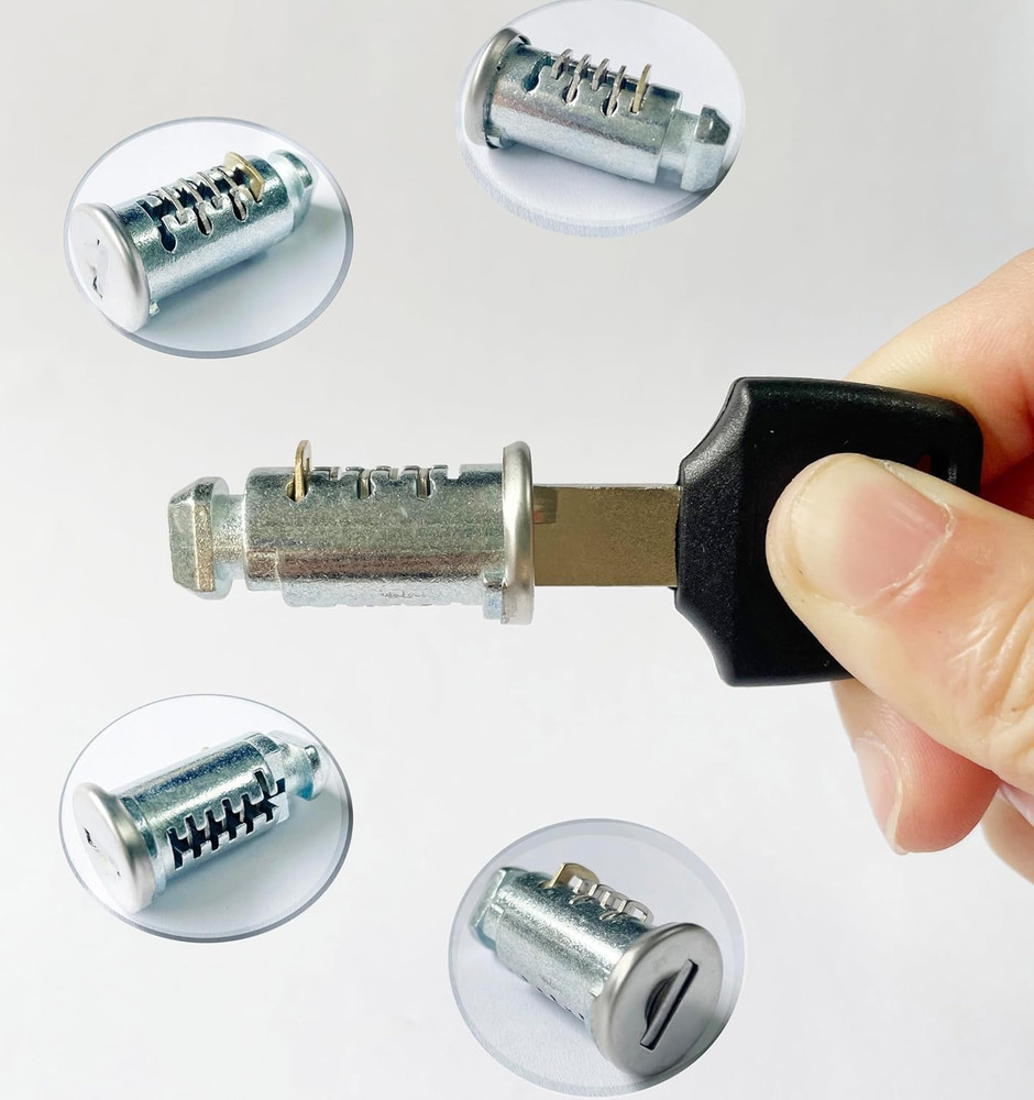 6 Pack Lock Cores Compatible with Thule One-Key System Lock Cylinders, Key Cylin