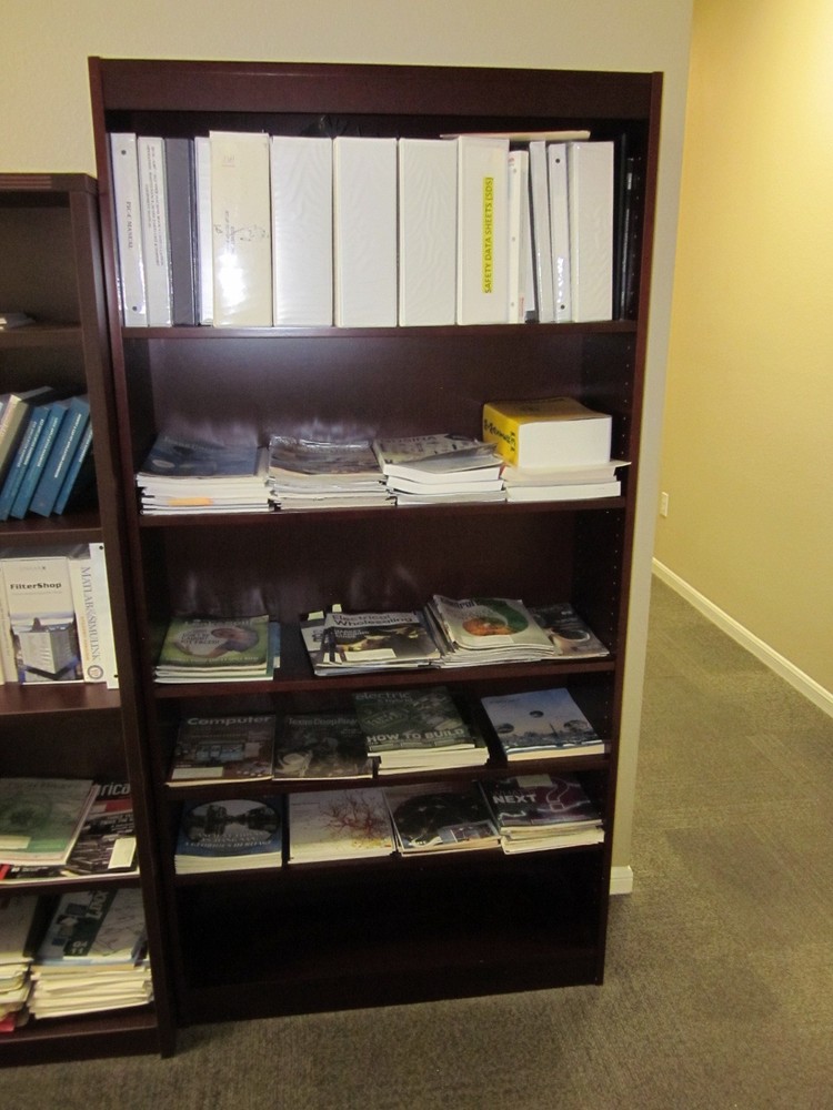 Bookcase, 6-Shelf, Cherry Finish