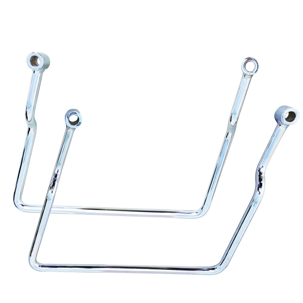 1994-2003 Harley Davidson Sportster Saddlebag Support Brackets Bar Mount Chrome