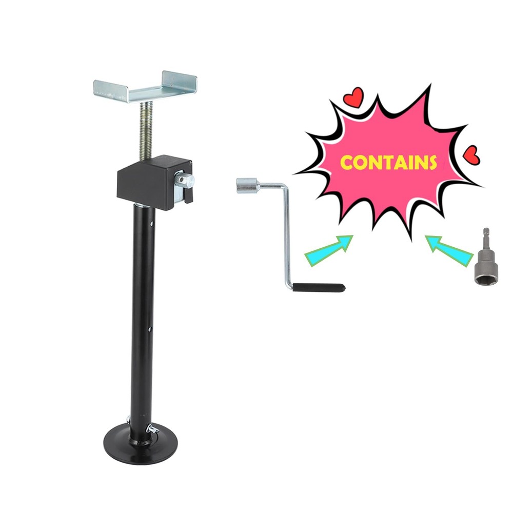 4 PACK RV Slide Out Camper Stabilizer Jacks Support 5000lbs Adjustable 21" - 34"