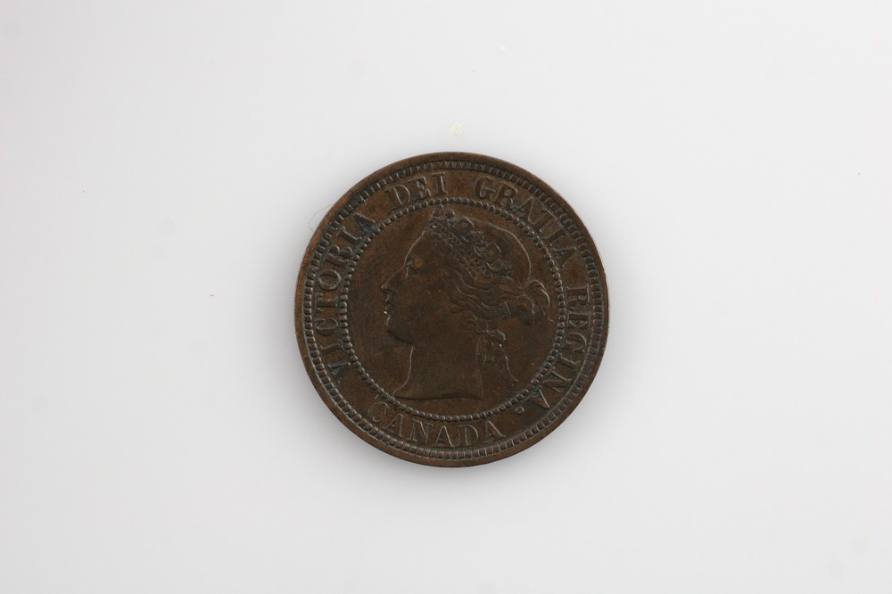 1881-H Canada 1 Cent Coin (XF) Extra Fine Condition