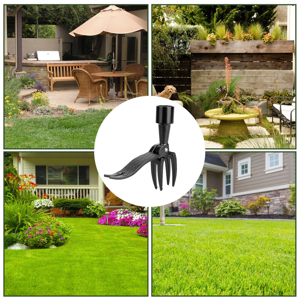 Weeder Puller Stand Up Weed Tool with Handle Garden Outdoor Root Remover Killer