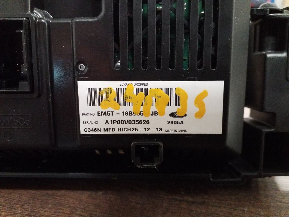 2014 Ford Focus Front 4.2" Dash Display Screen w/Sync from 01/02/14